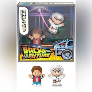LITTLE PEOPLE BACK TO THE FUTURE FIGURE SET 40th ANNIVERSARY 2025 MARTY DOC